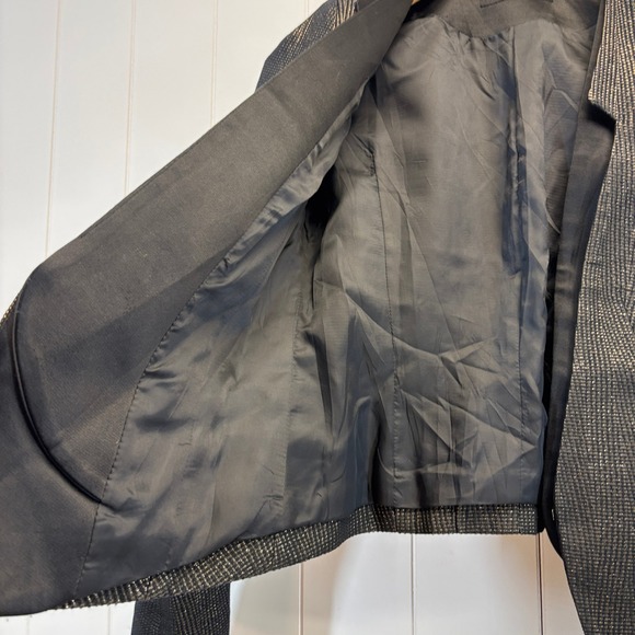 Mixxo Womens Whimsigoth Glam Shimmery Blazer Size S Metallic Fairy Grunge Vamp - Picture 7 of 8